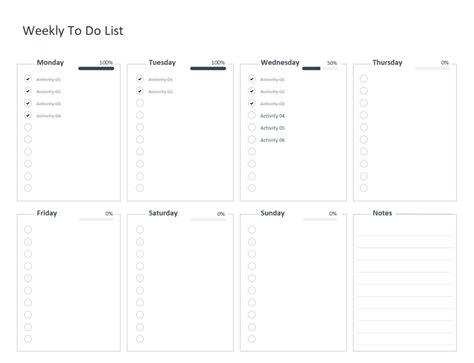 Free Weekly To Do List Template Excel Adnia Excel Templates