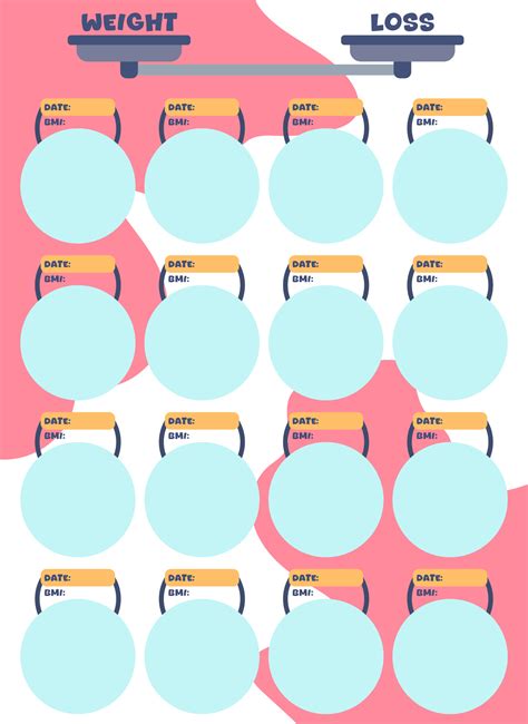 Free Weight Loss Calendar