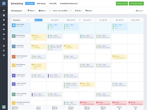 Free Work Schedule Maker & Time Clock App ZoomShift