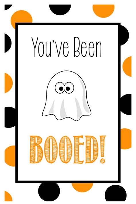 Free You Ve Been Booed Free Printables For Halloween Boo Bags