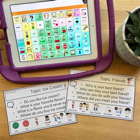Free aac apps. The touch screen and large icons make interaction much easier for kids with motor skills deficiencies. My First AAC Features: • Intuitive, child-friendly design appropriate for 18 months and older. • More than 250 icons organized by category. • Ability to add customized icons, using your own images. • Child’s voice used in all audio ... 