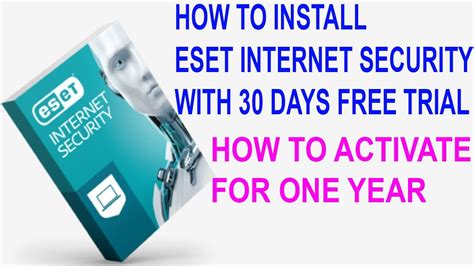 Free activation ESET Internet Security for free