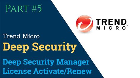 Free activation Trend Micro Deep Security ++