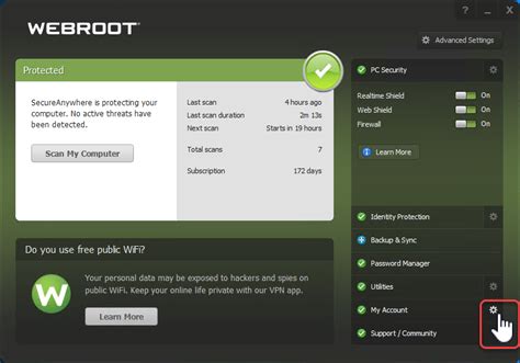 Free activation Webroot SecureAnywhere official link