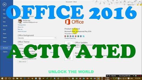 Free activation Word 2016 2024