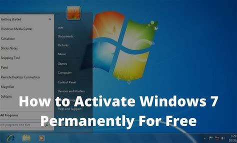 Free activation windows 7 software
