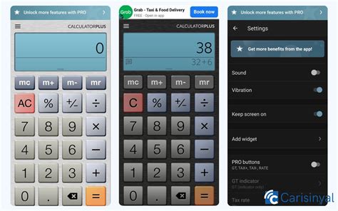 Free basic calculator app.  Key Features: Includes a calculation history...