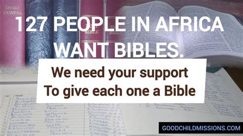 Free bibles for africa. .  ...