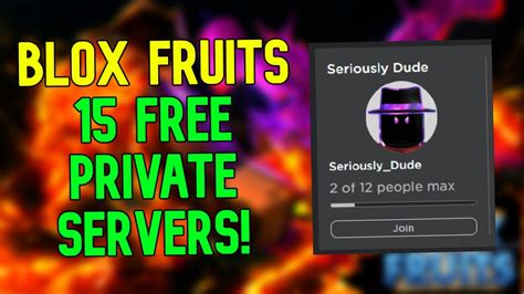 Free blox fruit private server. Learn how to get a free Blox Fruits private server link and VIP codes in Roblox without Discord. Blox Fruits is a Roblox game where players can discover and consume mysterious fruits with supernatural powers. 