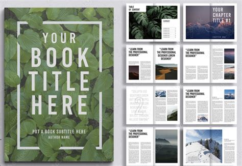 Free book layout template.  Flyer templates Loop everyone in about your bra...