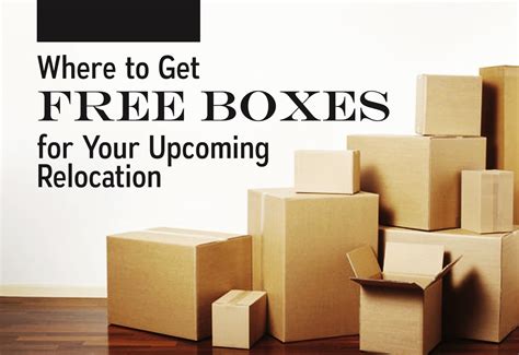 Free boxes moving. 5. Buy/Sell apps. There are a growing number of apps for phones and smart devices that are not only great for selling your unwanted stuff before you move, but also can easily be used to find free moving boxes. Two apps I recommend are LetGo and OfferUp. Download one of the apps, and search for “cardboard boxes”. 