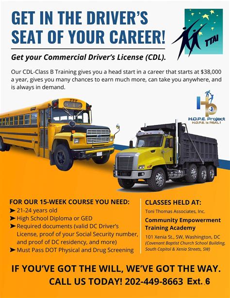 We offer a superior commercial driver’s license program including 3rd Party Class A CDL License Testing, and truck driver training with full-time classes lasting four weeks, and part-time evening and weekend classes …. 