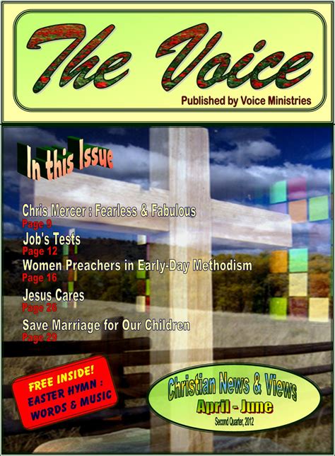 Free christian voice. Vocal Solo Medium Voice/Low Voice (499 Free Arrangements) Many solos aren't specified as "low voice" but are still singable by low voice (and/or alto), so don't forget to check … 