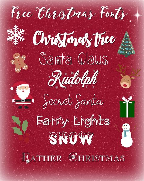 Download free Christmas fonts for commercia