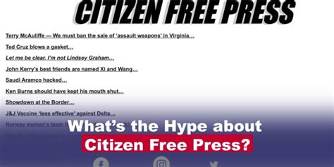 Free citizen press. A. Definition of Citizens Free Press. B. Importance of Independent Journalism. II. History of Citizens Free Press. A. Emergence and Evolution. B. Key … 