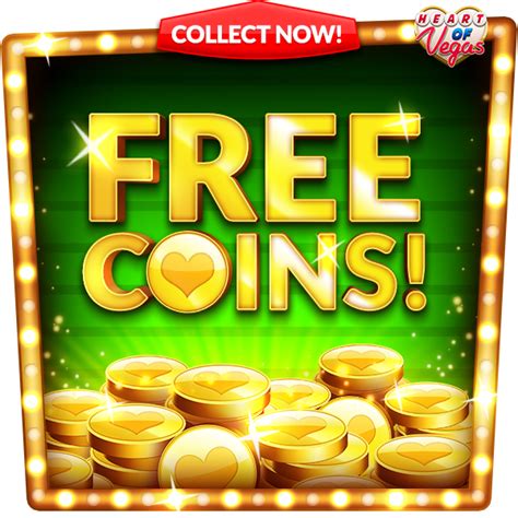 Collect Heart of Vegas slots free coins now, get them daily wi