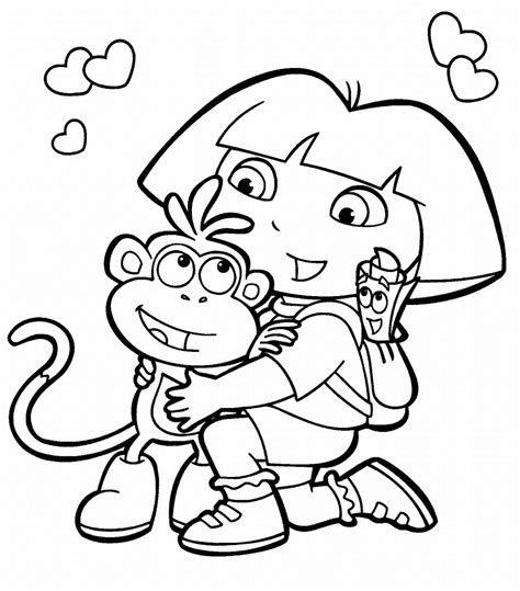 Free coloring pages for kids. 