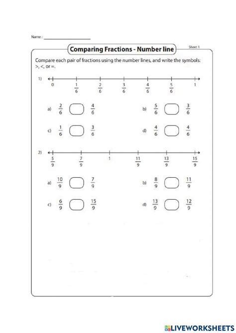 Free compare fractions using benchmarks worksheet, Download Free