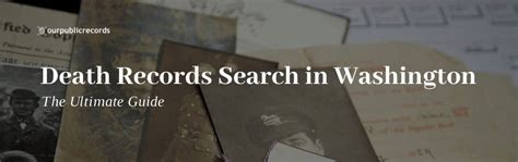 Free death records washington state.  Learn about the documentation of...
