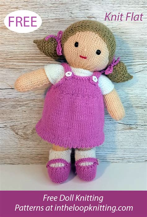 Free doll knitting patterns to download straight needles. .  <a href=ht...