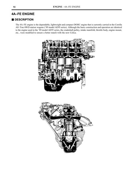 Free download engine workshop manual 4a fe. - Manual de control del motor sierra 20 dohc efi.