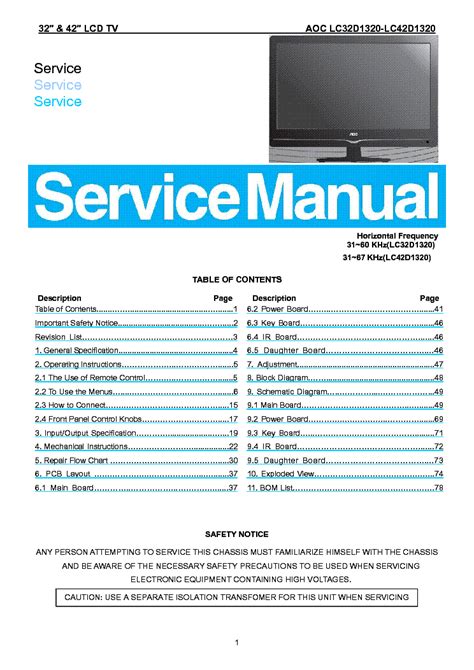 Free download lcd tv service manual. - Alexander nimmo master engineer 1783 1832.