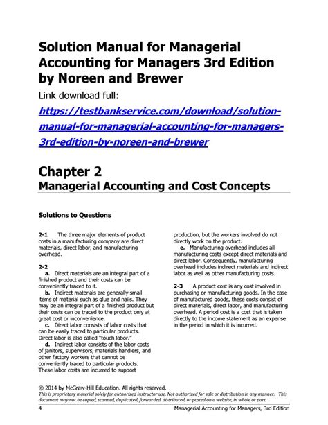Free download solution manual for managerial accounting for managers 3rd edition. - Części stroju kobiecego w okresie rzymskim na obszarze środkowo- i wschodnioeuropejskiego barbaricum.