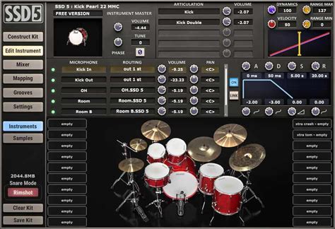 Free drum kit. Extend your DrumThrash sample library with this free natural-sounding acoustic drum set. Our standalone drum software comes with a comprehensive free drum kit already included. These are the full, unreleased drum samples giving you the freedom to shape and edit the sounds to suit your creative vision. This kit is capable of producing subtle ... 