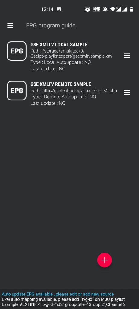 Free epg source url iptv.  You can also add the playlists remotely from...