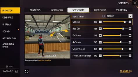 Free fire best sensitivity.  Sensitivity settings are essential in Free...