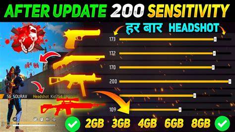 Free fire max sensitivity for 6gb ram headshot 2026.  Garena Free Fire Be...