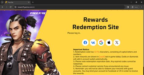 Free fire redeem code 11 february 2026.  Item rewards are shown in [vaul...