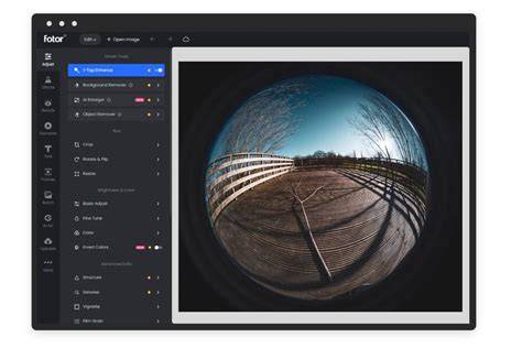 Free fish eye filter.  Our free AI tool creates stunning, wide-angle spherical images...
