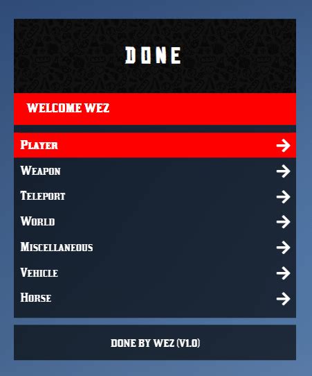 Free fivem cheats reddit.  Save to use.  So does DONE! Trainer/Menu DONE is a s...