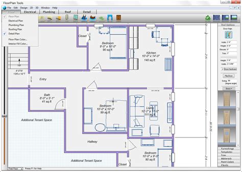 Free floor plan software. Floor plan software can help create a technical drawing of a room, residence, or commercial building, such as an office or restaurant. The floor plan drawing, which can be represented in 2D or 3D, showcases the spatial relationship between rooms, spaces, and elements such as windows, doors, and furniture. 
