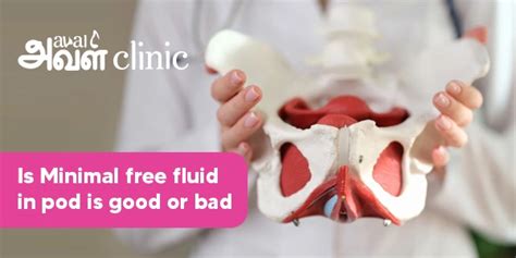 Free fluid in pod means pregnancy.  Checking your browser before accessing pubmed...