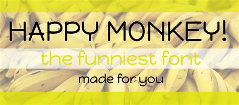 Free font "Happy Monkey" by Brenda Gallo