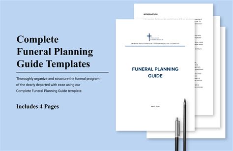 Free funeral planning guide. docx or .  PDF Templates: PDF templates are us...