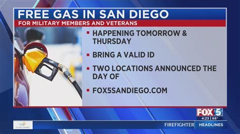 Free gas for veterans, active military members at these San Diego locations
