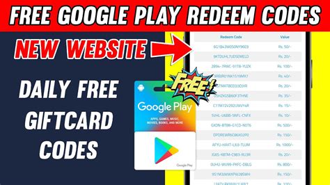 Free google play redeem code free. रेडीम कोड्स -Google Play Redeem Code Giveaway , Google Platy Gift Card Free, दोस्तों आपको प्रतेक दिन 12:00 PM को नय नय google play gift codes बदलते रहते है जिन्हें आप उपयोग कर सकते है 