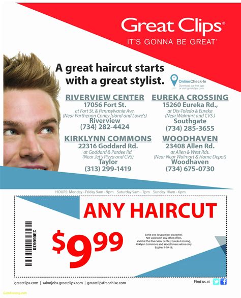 Free great clips haircut. OH /. Bowling Green /. 1107 S Main St. Get a great haircut at the Great Clips Bowling Green Center hair salon in Bowling Green, OH. You can save time by checking in online. No appointment necessary. 
