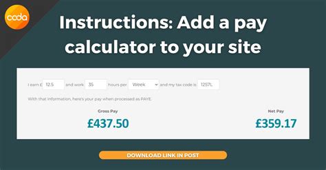 Free guide: Add a pay calculator to your site Codapay