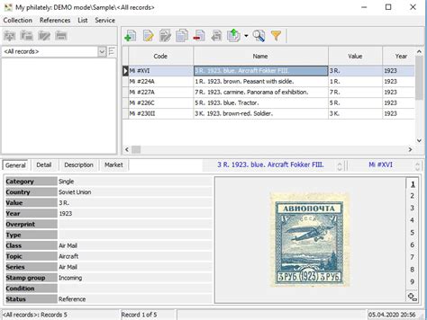 Free hobby collection software.  Jul 3, 2020 · Download the program MY PHILATELY FO...