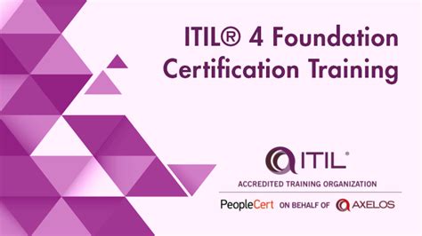 Free itil 4 training.  Applied Learning Project In each module, you will apply the ITIL framewor...
