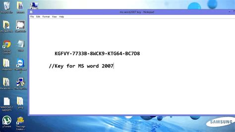 Free key MS Word 2009 for free key