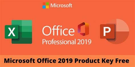 Free keys MS Office 2019 official