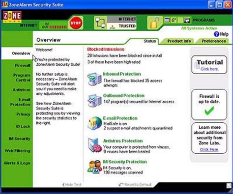 Free keys ZoneAlarm Internet Security Suite official