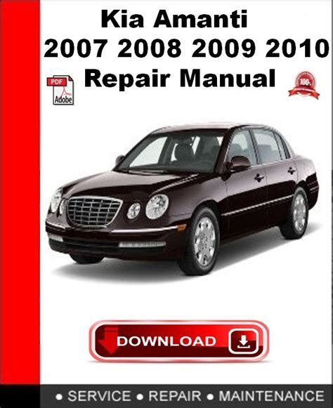Free kia amanti service repair manual. - Brother mfc 7420 service manual download.