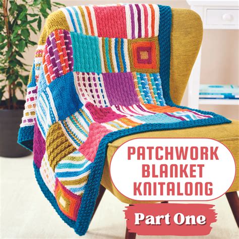 Free knitted patchwork blanket pattern.  More than 25+ Free knit a patchwork...