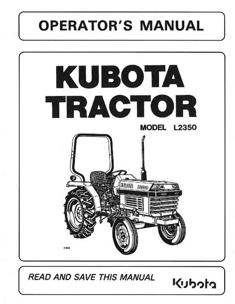 Free kubota l2350 tractor manual download. - Öffentliche auftragswesen in den neuen bundesländern.